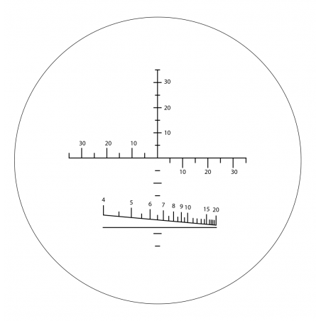 Бинокль ARKON 10x50 с дальномерной сеткой