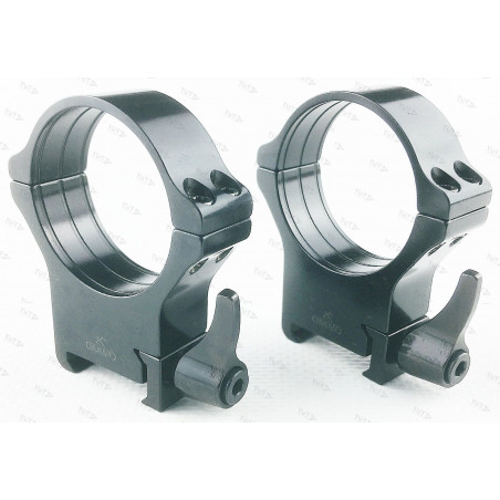 Кольца Rusan быстросъемные Weaver на 34мм H12 рычажные (050-34-12-R)