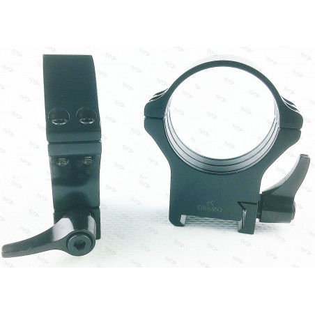 Кольца Rusan быстросъемные Weaver на 34мм H12 рычажные (050-34-12-R)