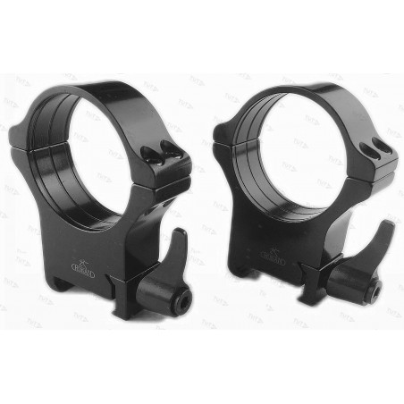 Кольца Rusan быстросъемные Weaver на 34мм H18 рычажные (050-34-18-R)