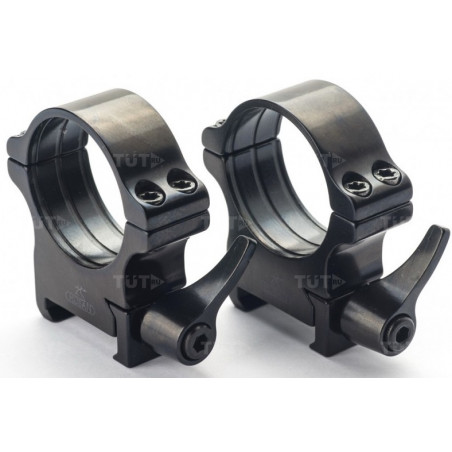 Кольца Rusan быстросъемные Weaver на 30мм H10 рычажные (050-30-10-R)