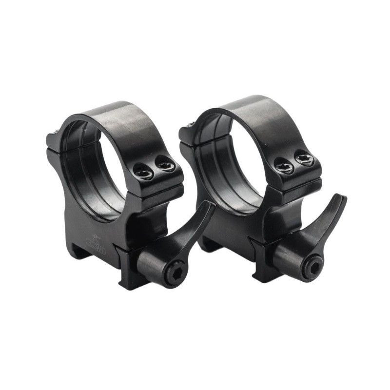 Кольца Rusan быстросъемные Picatinny на 34мм H9 рычажные (050P-34-9-R)