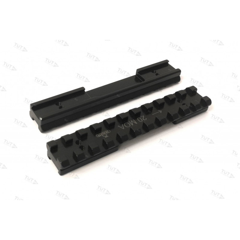 Планка Rusan Picatinny CZ 452/453/455/511/512/513 20MOA (11мм) 010-35-20MOA