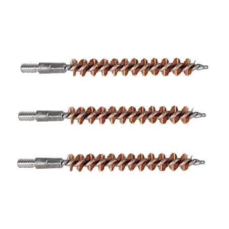 Ерши Bore Tech щетинные, калибр.30 (7.62мм) бронза 3 шт, резьба 8/32 (Папа)