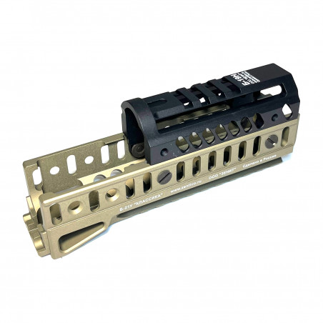 Комплект кронштейн Б-21У (золотой хаки) с накладкой Б-19Н для Сайга-9/TR9/Витязь