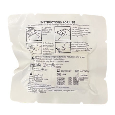 Гемостатический (кровоостанавливающий) бинт Quikclot (США)