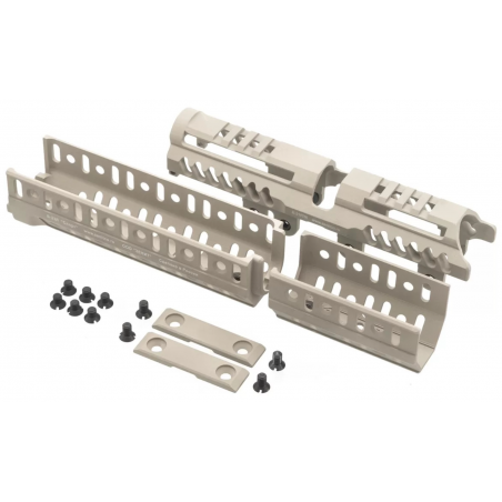 Комплект кронштейн Б-23Л и ДЛ-3 с накладкой Б-31РПК для Сайга-308 исп.46, пустыня