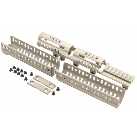 Комплект кронштейн Б-23Л и ДЛ-5 с накладкой Б-31У/РПК для Сайга-308 исп.61, пустыня