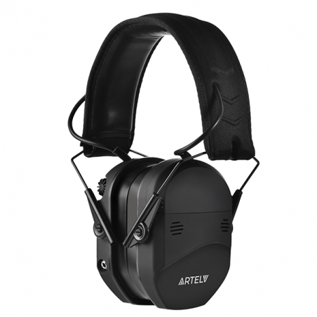 Профессиональные стрелковые наушники ARTELV КРЕЧЕТ II, гелевые амбушюры, чёрные