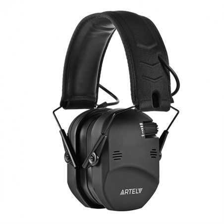 Профессиональные стрелковые наушники ARTELV КРЕЧЕТ II, гелевые амбушюры, чёрные