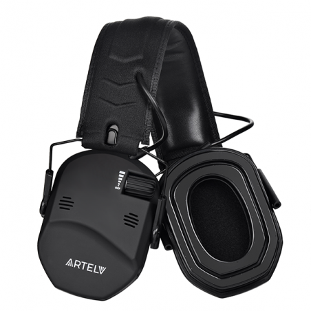 Профессиональные стрелковые наушники ARTELV КРЕЧЕТ II, гелевые амбушюры, чёрные