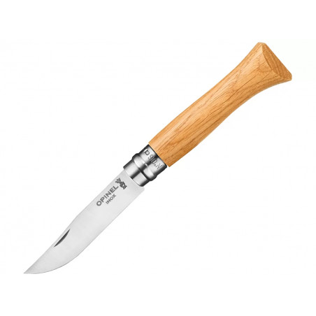 Нож складной Opinel Luxury Oak 06, нержавеющая сталь, дуб