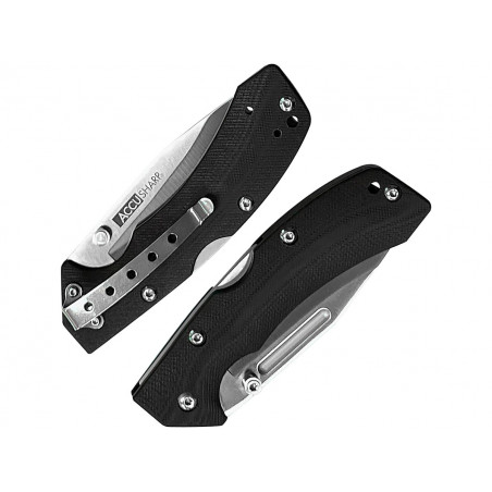Нож складной AccuSharp Lockback Knife, нержавеющая сталь, G10, чёрный