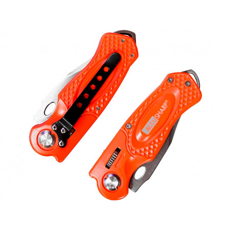 Нож складной AccuSharp Folding Sport Knife нержавеющая сталь оранжевый