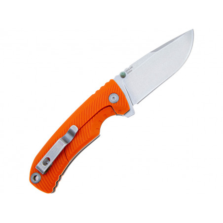 Нож складной SOG Tellus FLK Blaze, сталь Cryo 440C, рукоять GRN