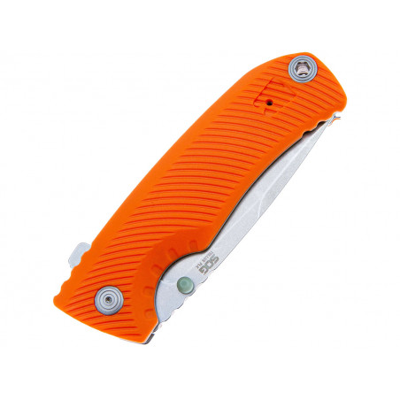 Нож складной SOG Tellus FLK Blaze, сталь Cryo 440C, рукоять GRN