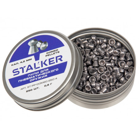 Пульки Stalker Domed 4.5мм 0.6г (250 штук)