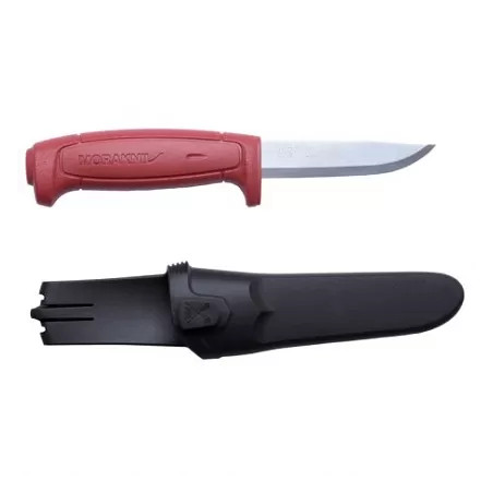 Нож Morakniv Basic 511, углеродистая сталь, красный