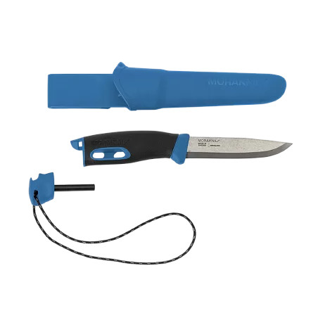 Нож Morakniv Companion Spark, с огнивом, голубой