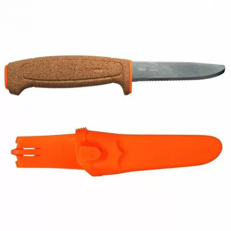 Нож Morakniv Floating Knife SRT Safe, плавающий, без острия, серейтор