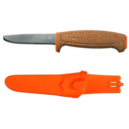 Нож Morakniv Floating Knife SRT Safe, плавающий, без острия, серейтор