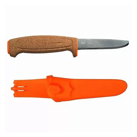 Нож Morakniv Floating Knife SRT Safe, плавающий, без острия, серейтор