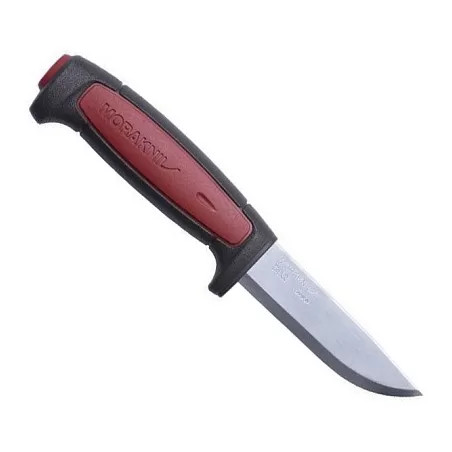 Нож Morakniv Pro, углеродистая сталь, бордовый
