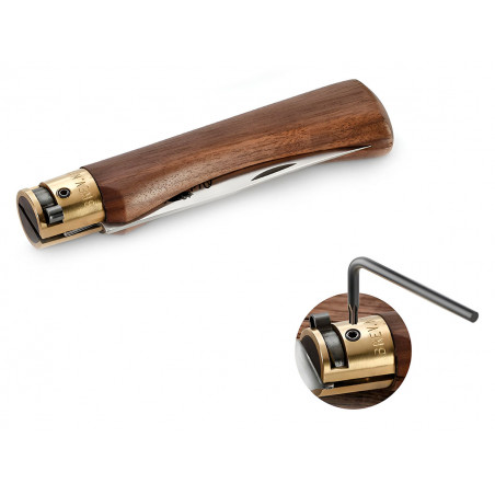 Нож складной Old Bear Classical Walnut L, сталь W1.4060, Satin, орех