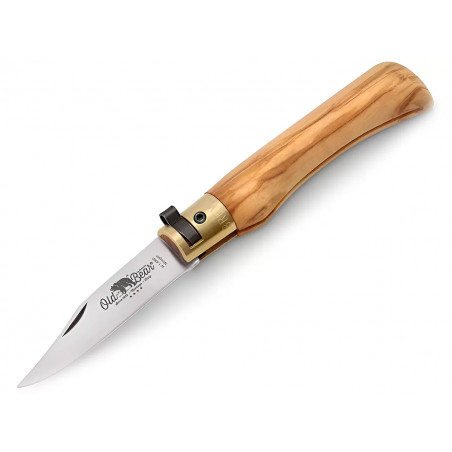 Нож складной Old Bear Classical Olive XS, W1.4060, Satin, оливковое дерево