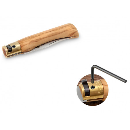 Нож складной Old Bear Classical Olive XS, W1.4060, Satin, оливковое дерево