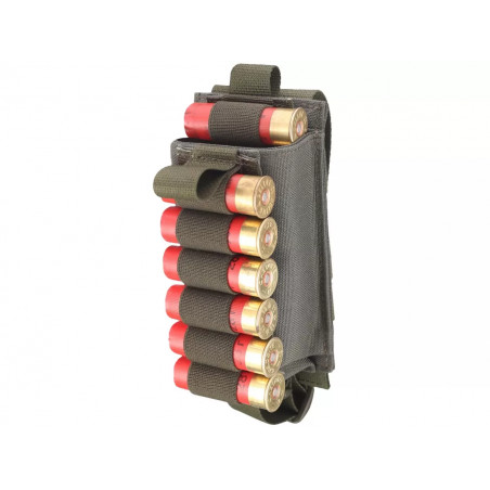 Подсумок Wartech Шелл MP-115-OD под 12 патронов 12-20 калиброов, олива