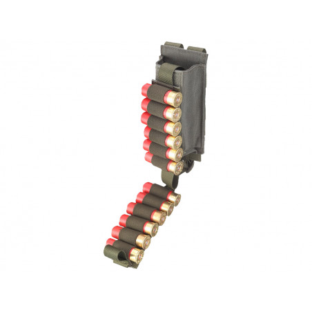 Подсумок Wartech Шелл MP-115-OD под 12 патронов 12-20 калиброов, олива