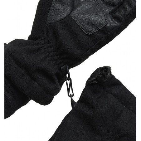 Перчатки H.U.T., мужские, мембранные, с утеплителем, чёрные