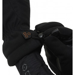 Перчатки H.U.T., мужские, мембранные, с утеплителем, чёрные