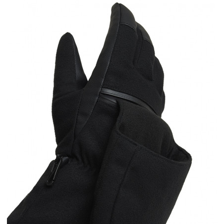 Рукавицы-перчатки H.U.T. Hybrid, мужские, мембранные, с утеплителем, чёрные