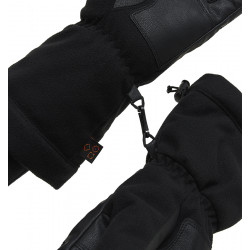 Рукавицы-перчатки H.U.T. Hybrid, мужские, мембранные, с утеплителем, чёрные