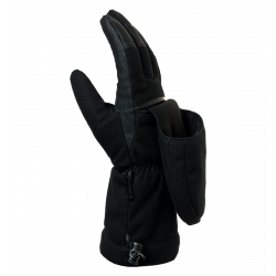 Рукавицы-перчатки H.U.T. Hybrid, мужские, мембранные, с утеплителем, чёрные