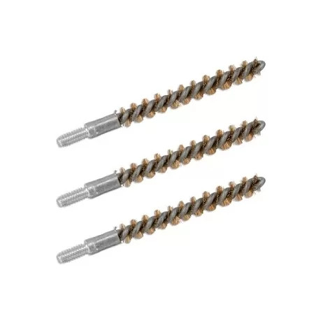Ерши Bore Tech щетинные,калибр.17(4,5мм) бронза 3шт,резьба 5/40 (M3) (Папа)