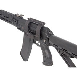 Кронштейн GTS Q.128 боковой быстросъёмный Picatinny АК/Сайга, 11 слотов
