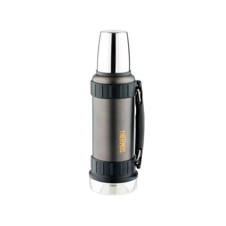Термос THERMOS WORK 2520 GM 1.2L, складная ручка,чёрный графит