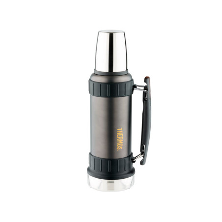 Термос THERMOS WORK 2520 GM 1.2L, складная ручка,чёрный графит