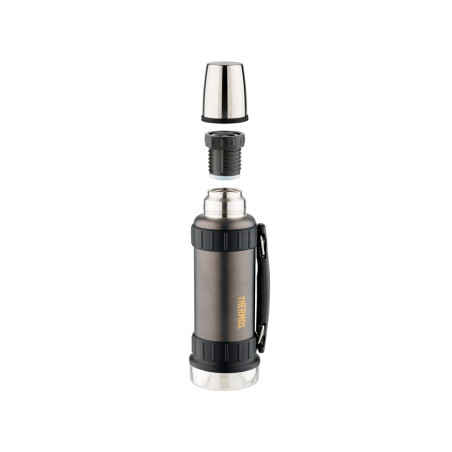 Термос THERMOS WORK 2520 GM 1.2L, складная ручка,чёрный графит