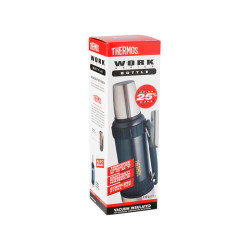 Термос THERMOS WORK 2520 GM 1.2L, складная ручка,чёрный графит