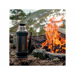 Термос THERMOS WORK 2520 GM 1.2L, складная ручка,чёрный графит