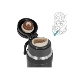 Термокружка THERMOS JOY-1000 CHL 1L, откидной механизм, чёрный