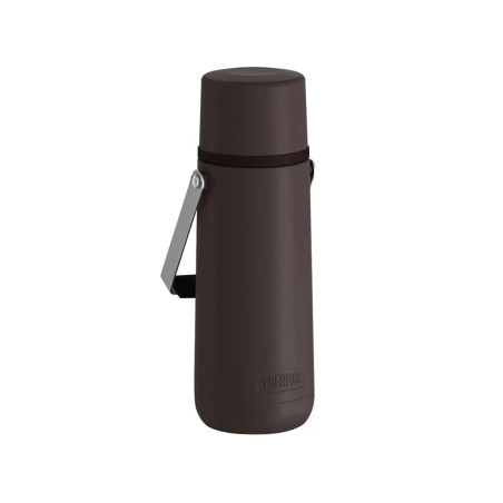 Термос THERMOS GUARDIAN TS-2409 BK 1.2L, поворотная ручка, коричневый