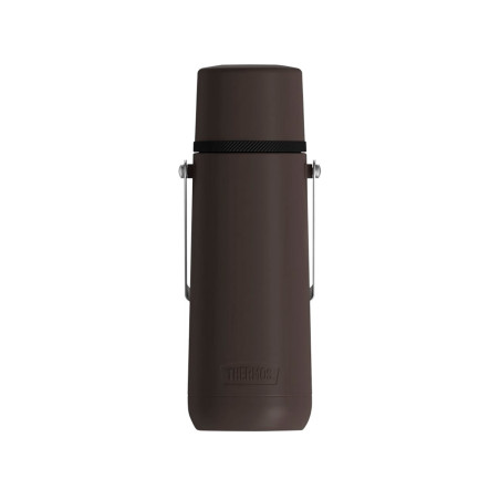 Термос THERMOS GUARDIAN TS-2409 BK 1.2L, поворотная ручка, коричневый