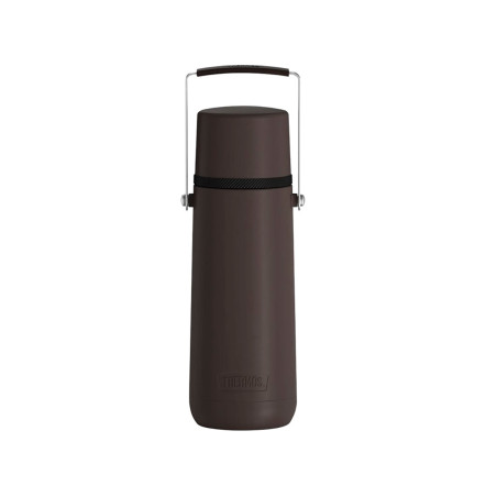 Термос THERMOS GUARDIAN TS-2409 BK 1.2L, поворотная ручка, коричневый