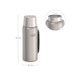 Термос универсальный THERMOS ICON IS-210 MS 1.2L, складная ручка, стальной
