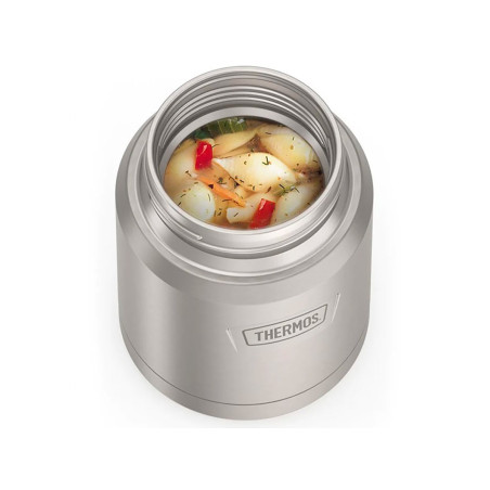Термос для еды THERMOS ICON IS-300 MS 0,47L, складная ложка, стальной